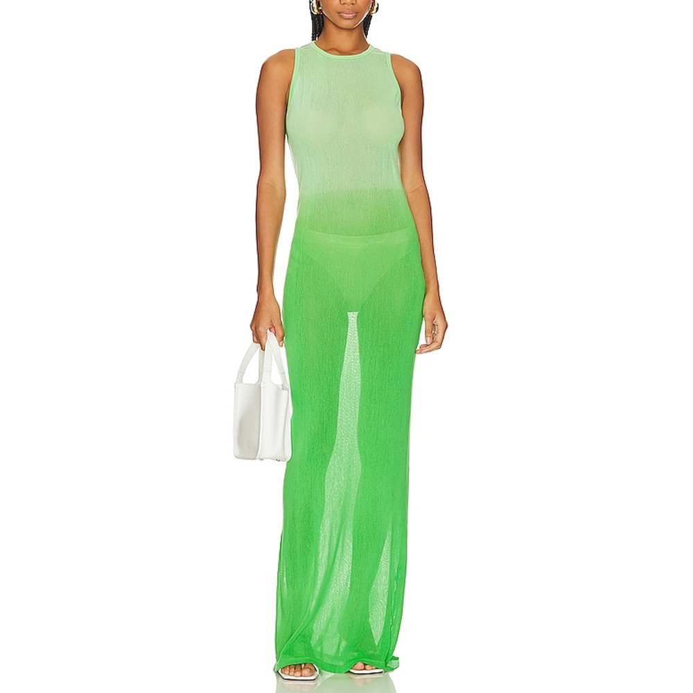 Cotton Citizen 'Rio' Green Maxi Dress Size XS